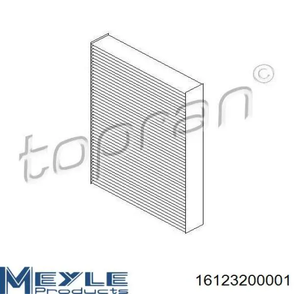 Filtro de habitáculo 272773223R Renault (RVI)