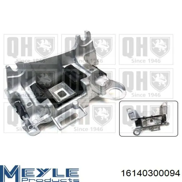 Soporte izquierdo del motor 533526 GSP