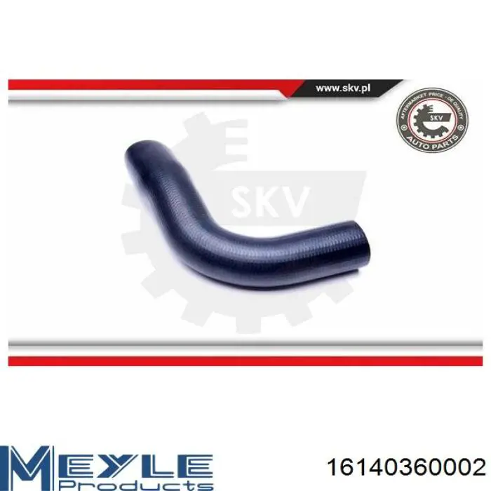 39786 Mapco tubo flexible de aire de sobrealimentación superior izquierdo