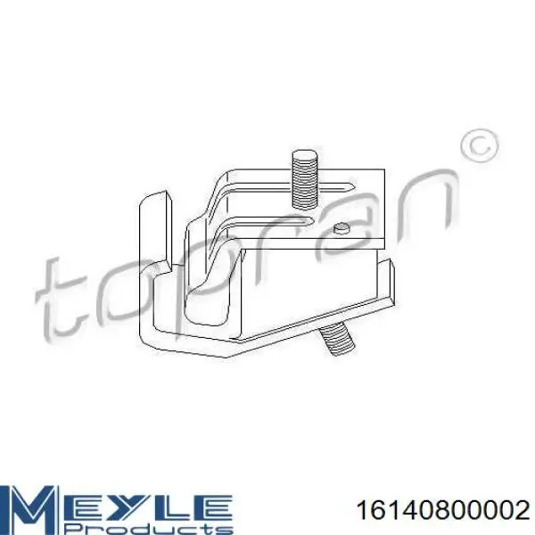 7700801543 Renault (RVI) Soporte delantero izquierdo del motor