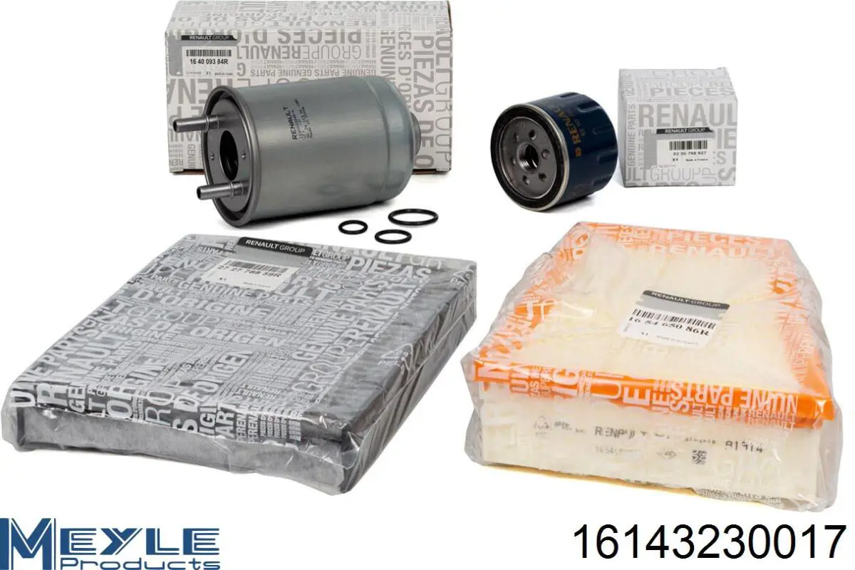 Filtro de combustible 16143230017 Meyle