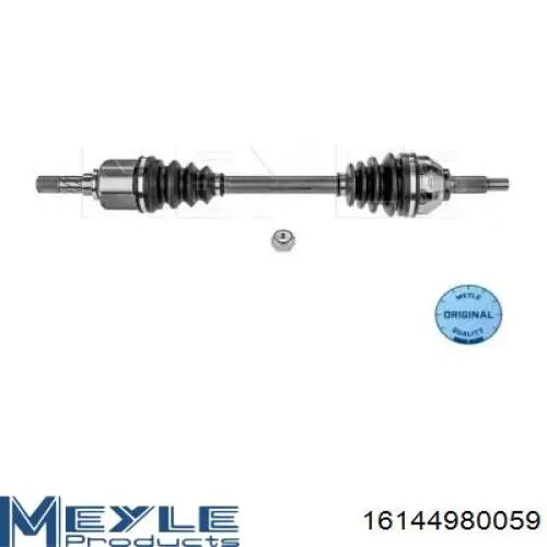 Semieje delantero izquierdo Meyle 16144980059 precio, desde 118,66 EUR