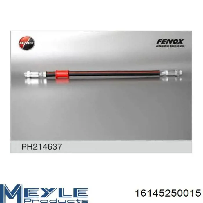 Latiguillo de freno trasero 6001551097 Renault (RVI)