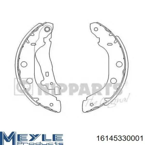 Zapatas de freno traseras Ferodo FMK428