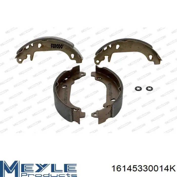 H68061 Brembo Juego de zapatas de frenos de tambor, con cilindros, completo