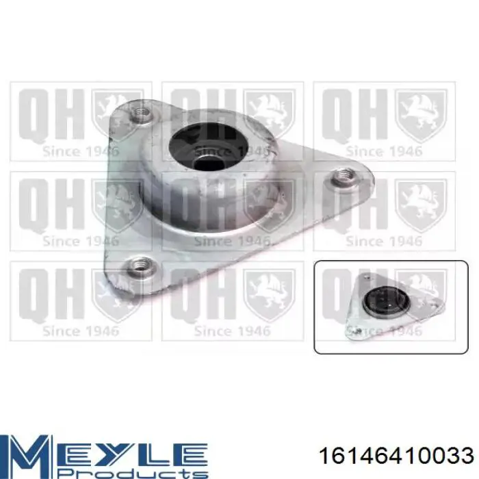 Soporte del amortiguador delantero 8660004284 Renault (RVI)
