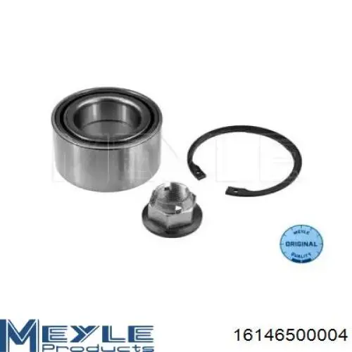Cojinete de rueda delantero 16146500004 Meyle