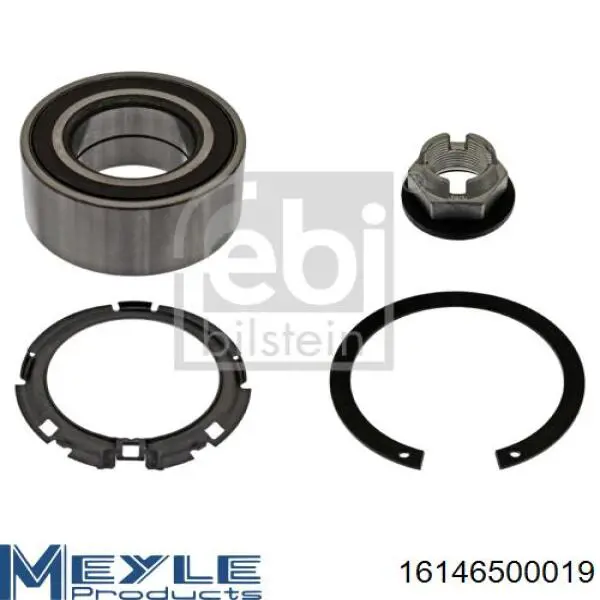 Cojinete de rueda delantero Meyle 16146500019 precio, desde 33,38 EUR