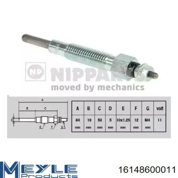Bujía de precalentamiento CH907 Champion