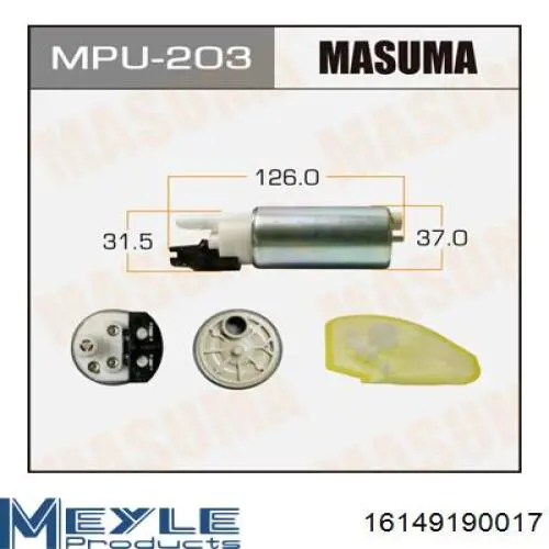 MAM00047M Magneti Marelli módulo alimentación de combustible