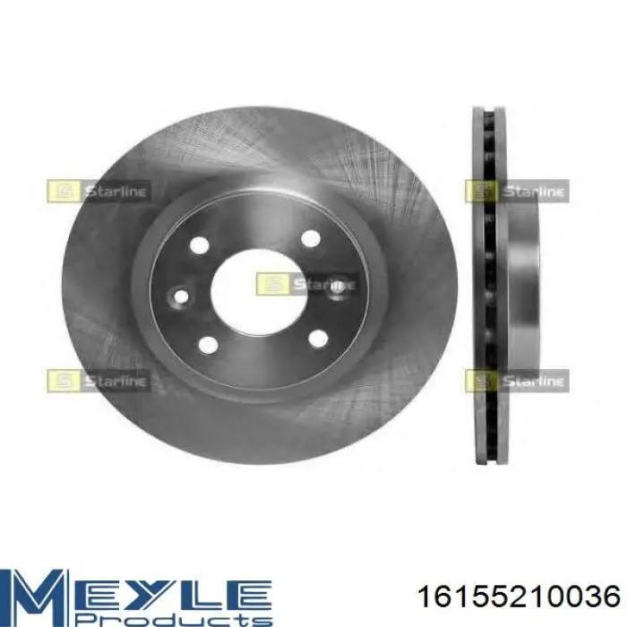 Comprar CD7096V Bremsi Freno de disco delantero