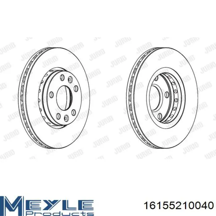 Freno de disco delantero Renault DUSTER 2 HM