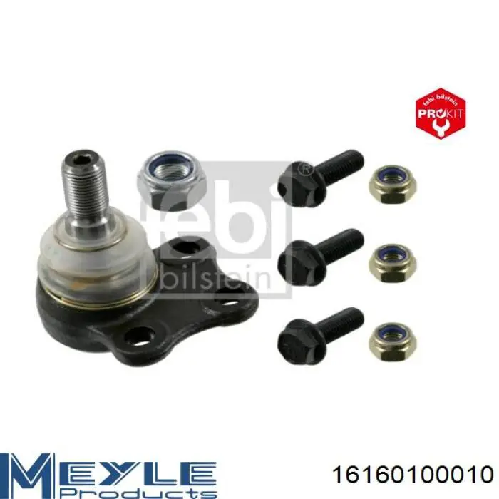 Comprar 16160100010 Meyle Rótula inferior de suspensión
