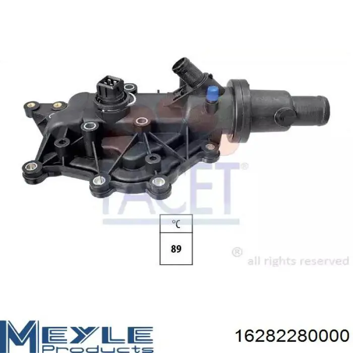 Caja de termostato 8200158269 Renault (RVI)