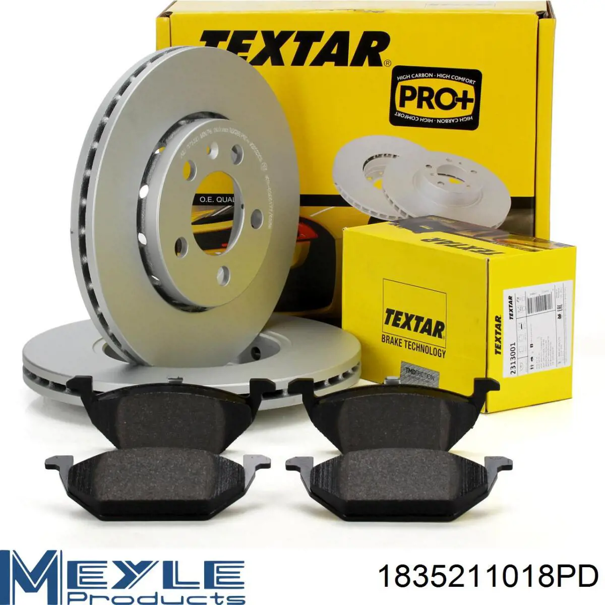 Disco de freno delantero Open Parts BDA173020