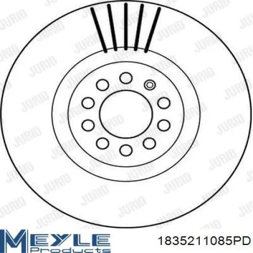 Disco de freno BDA174420 Open Parts
