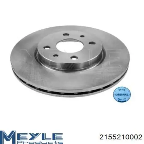 Disco de freno delantero Open Parts BDA223420