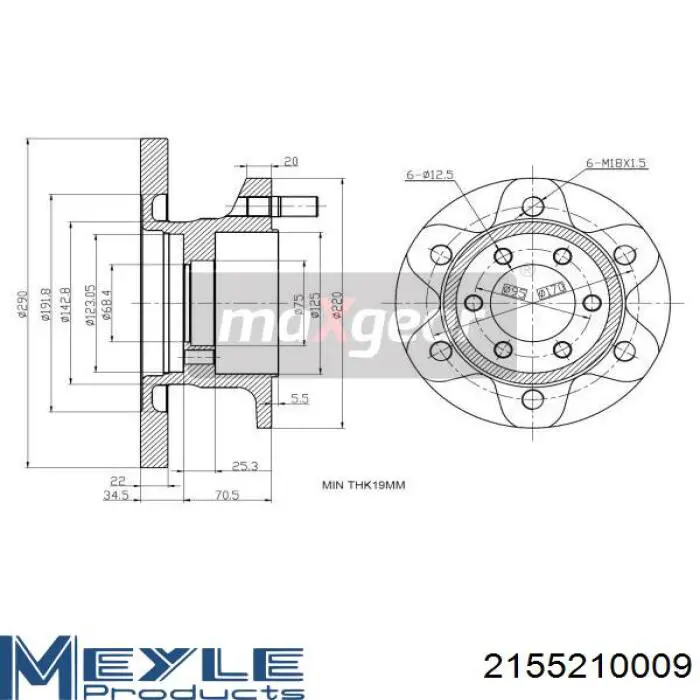 Frenos delanteros Iveco 42470842 precio, desde 72,65 EUR