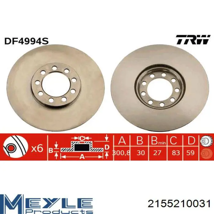 713724 Errevi Discos