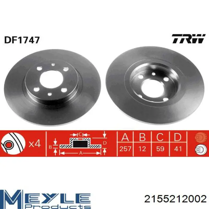 08508614 Brembo Discos