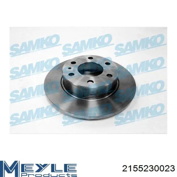 Disco de freno trasero 986479638 Bosch