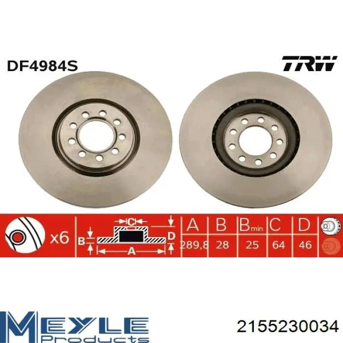 Frenos traseros Fast FT31106