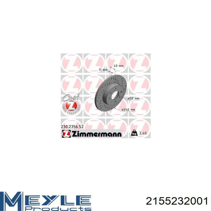 Disco de freno trasero Alfa Romeo 146 930