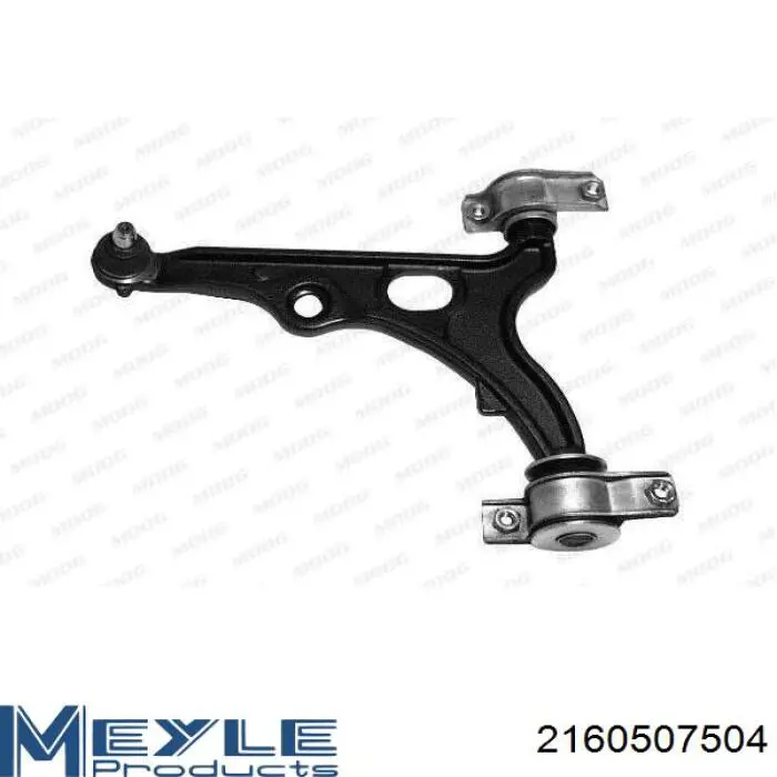 Brazo inferior izquierdo de la suspensión delantera 2160507504 Meyle