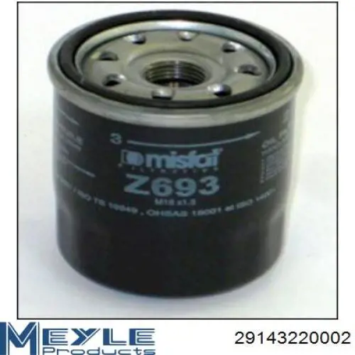 Filtro de aceite 586123 VALEO