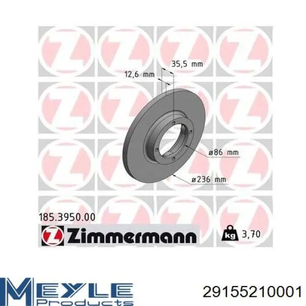 Freno de disco delantero Chevrolet Spark (Matiz) M200, M250