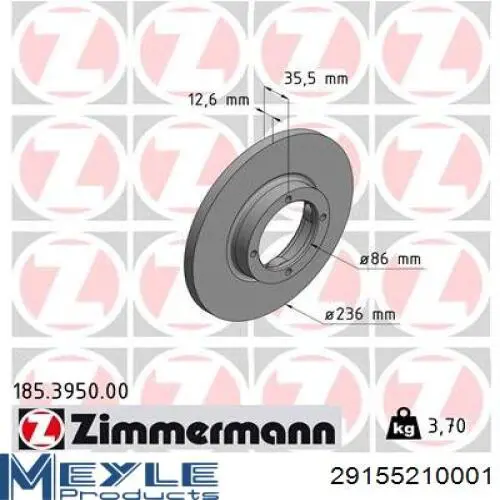 Freno de disco delantero Chevrolet Spark (Matiz) M200, M250