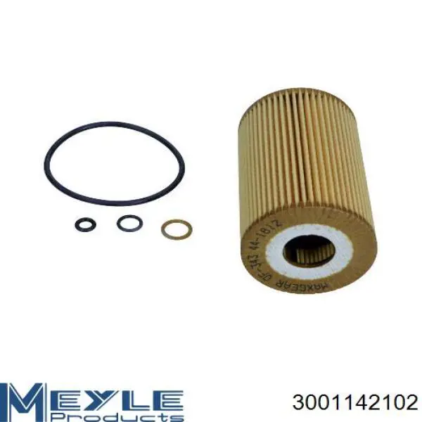 Filtro de aceite Meyle 3001142102 precio, desde 5,80 EUR