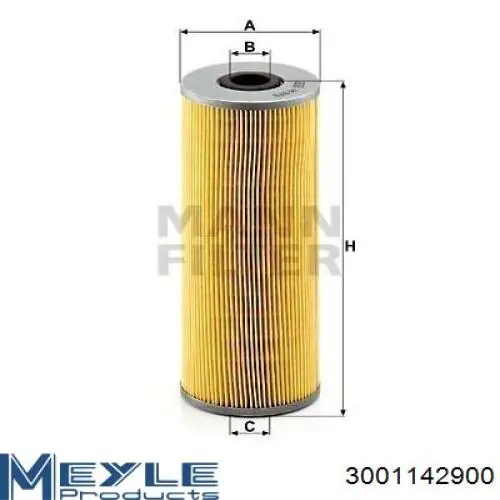 5025108 Ford filtro de aceite
