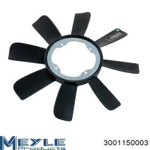 3001150003 Meyle rodete ventilador, refrigeración de motor