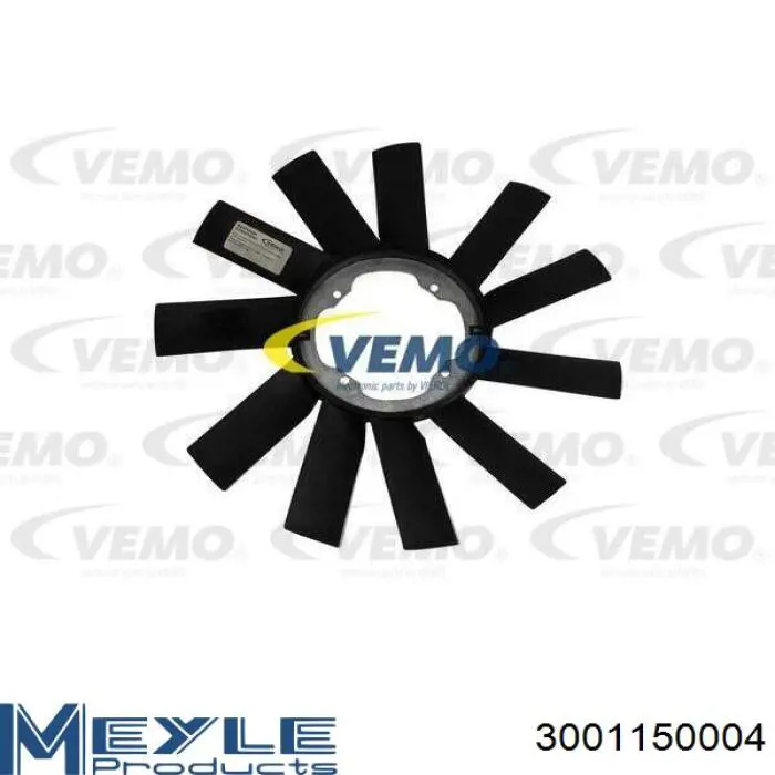 3001150004 Meyle rodete ventilador, refrigeración de motor