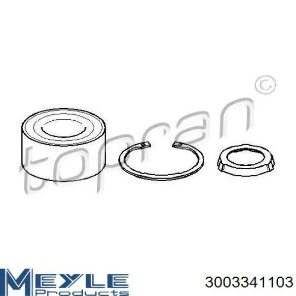 Cojinete de rueda trasero Hans Pries (Topran) 500636 precio, desde 68,94 USD