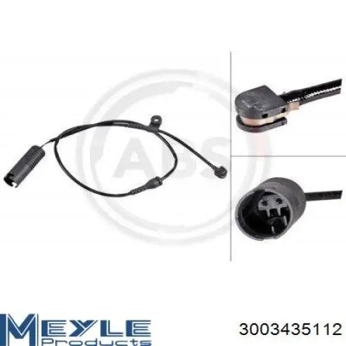 Sensor de desgaste de pastillas de freno trasero Road House 001025