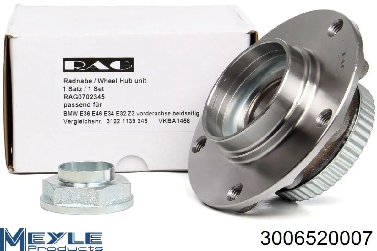 Cubo de rueda delantero BMW 5 E34