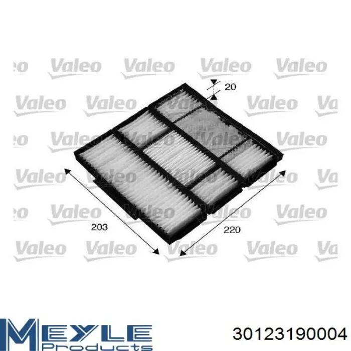 Comprar HBA304 AVS Filtro de aire del habitáculo