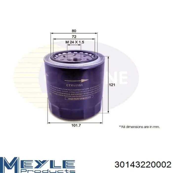 Comprar 150344 Meat&Doria Filtros de aceite