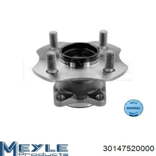 Cubo de rueda trasero 3DACF026F23AM Koyo