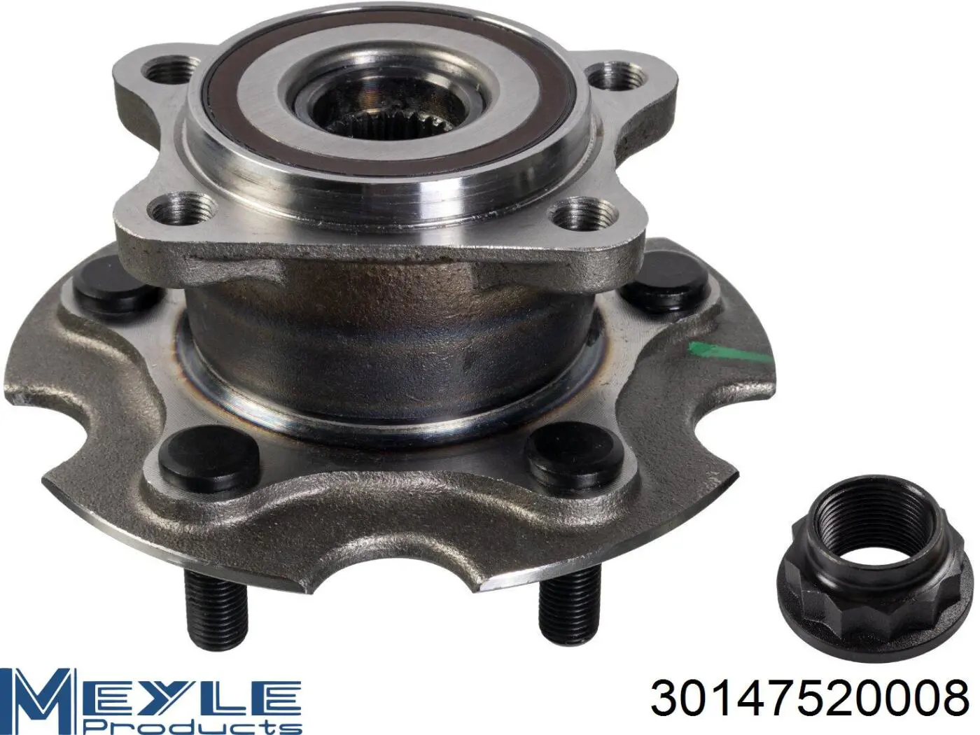 30-14 752 0008 Meyle cubo de rueda trasero