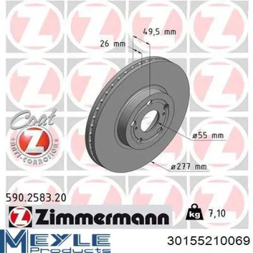 Frenos delanteros Toyota 43512YZZAG precio, desde 43,20 EUR