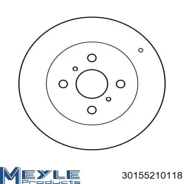 Disco de freno delantero Toyota 4351252090