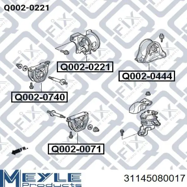 Soporte de motor derecho Meyle 31145080017 precio, desde 19,87 EUR