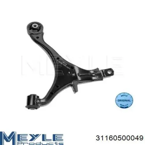 Brazo inferior derecho de la suspensión delantera 387638 Polcar