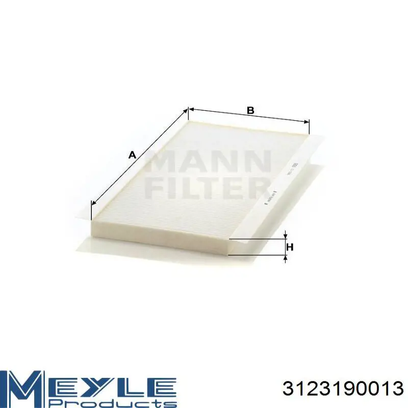 Filtro de habitáculo S3319C Sofima