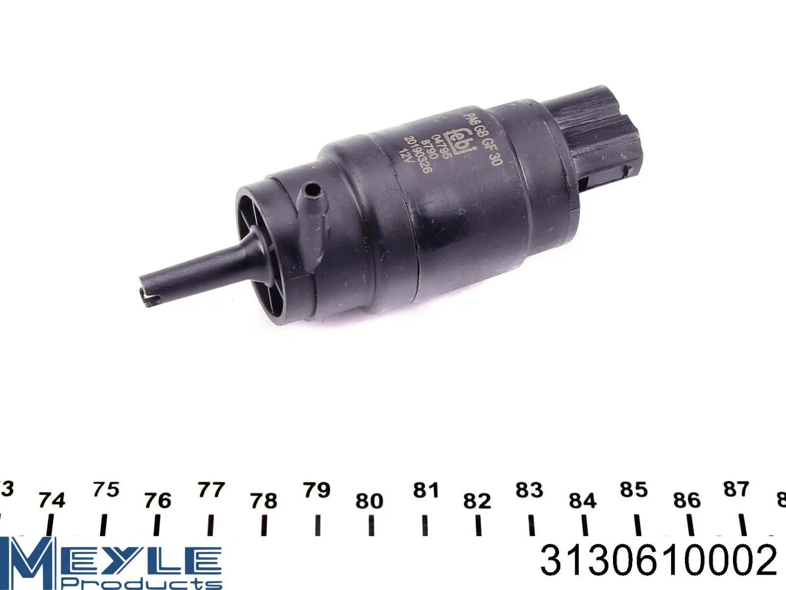 Bomba de agua limpiaparabrisas, delantera 3130610002 Meyle