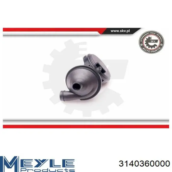Válvula ventilación cárter Meyle 3140360000