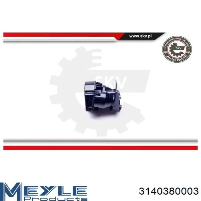 Separador de aceite del sistema de ventilación del cárter Meyle 3140380003